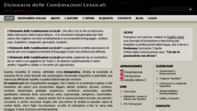 What Combinazioni-lessicali.com website looked like in 2018 (6 years ago)