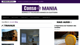 What Consomania.com website looked like in 2018 (5 years ago)