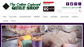 What Cottoncupboardquilt.com website looked like in 2018 (6 years ago)