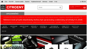 What Citroeny.eu website looked like in 2018 (5 years ago)