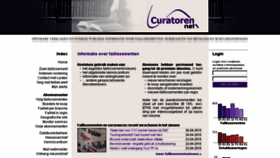 What Curatorennet.nl website looked like in 2018 (5 years ago)