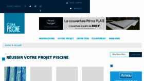 What Cote-piscine-mag.com website looked like in 2018 (6 years ago)