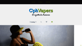What Cphvapours.com website looked like in 2018 (5 years ago)