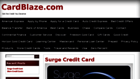 What Cardblaze.com website looked like in 2018 (6 years ago)