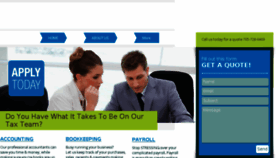 What Calaccounting.ca website looked like in 2018 (6 years ago)