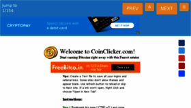 What Coinclicker.com website looked like in 2018 (6 years ago)