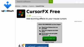 What Cursorfx-free.en.uptodown.com website looked like in 2018 (6 years ago)