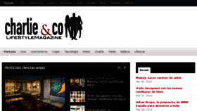 What Charliecolifestyle.es website looked like in 2018 (6 years ago)