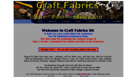 What Craft-fabrics.co.uk website looked like in 2018 (6 years ago)