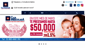 What Cajainmaculada.com.mx website looked like in 2018 (6 years ago)