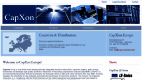 What Capxon-europe.com website looked like in 2018 (6 years ago)