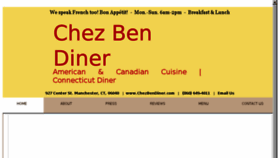 What Chezbendiner.com website looked like in 2018 (5 years ago)