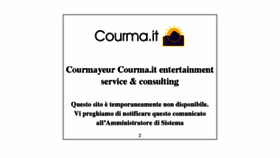 What Courma.it website looked like in 2018 (5 years ago)