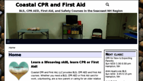 What Coastalcpr.com website looked like in 2018 (5 years ago)