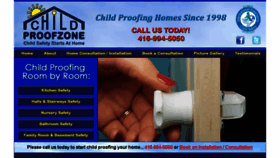 What Childproofzone.com website looked like in 2018 (6 years ago)