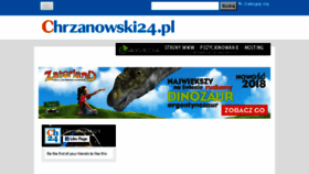 What Chrzanowski24.pl website looked like in 2018 (6 years ago)