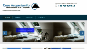What Casa-acoperisurilor.ro website looked like in 2018 (7 years ago)