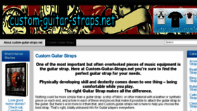 What Custom-guitar-straps.net website looked like in 2018 (6 years ago)