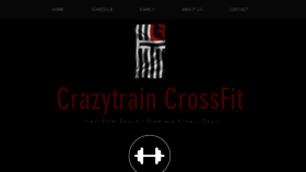 What Crazytraincrossfit.com website looked like in 2018 (6 years ago)