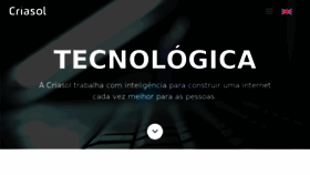 What Criasol.com.br website looked like in 2018 (6 years ago)