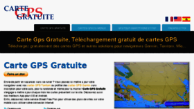 What Carte-gps-gratuite.fr website looked like in 2018 (5 years ago)