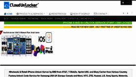 What Cloudunlocker.com website looked like in 2018 (5 years ago)