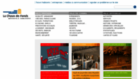 What Chaux-de-fonds.ch website looked like in 2018 (8 years ago)