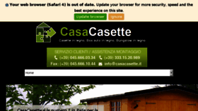 What Casacasette.it website looked like in 2018 (5 years ago)