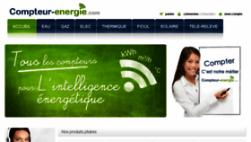 What Compteur-energie.com website looked like in 2018 (6 years ago)