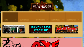 What Caminorealplayhouse.org website looked like in 2018 (5 years ago)