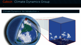 What Climate-dynamics.org website looked like in 2018 (6 years ago)