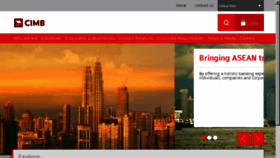 What Cimb.com website looked like in 2018 (5 years ago)