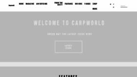 What Carpworldmagazine.com website looked like in 2018 (6 years ago)