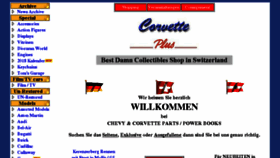 What Corvette-plus.ch website looked like in 2018 (6 years ago)