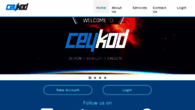 What Ceykod.com website looked like in 2018 (5 years ago)