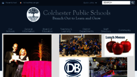 What Colchesterct.org website looked like in 2018 (5 years ago)