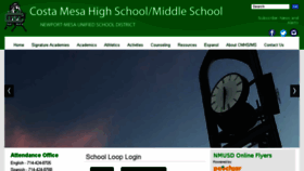What Cmhs.schoolloop.com website looked like in 2018 (6 years ago)