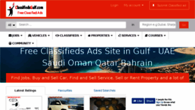 What Classifiedsgulf.com website looked like in 2018 (5 years ago)