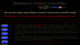 What Corvetteusa.com website looked like in 2018 (6 years ago)