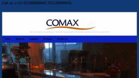 What Comax-egypt.com website looked like in 2018 (5 years ago)