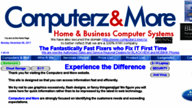 What Computerz-and-more.co.nz website looked like in 2018 (5 years ago)