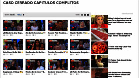 What Casocerradocapituloscompletos.com website looked like in 2018 (5 years ago)