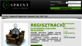 What Cs-sprint.hu website looked like in 2018 (5 years ago)