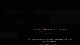 What Cdf-chateaux.com website looked like in 2018 (7 years ago)