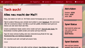 What C-gebert.de website looked like in 2018 (5 years ago)