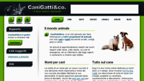 What Canigattieco.com website looked like in 2018 (5 years ago)