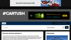 What Cartush.ro website looked like in 2018 (5 years ago)