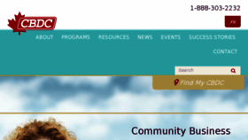 What Cbdc.ca website looked like in 2018 (5 years ago)