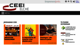 What Ceei-elche.com website looked like in 2018 (5 years ago)
