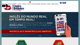 What Centrobritanico.com.br website looked like in 2018 (5 years ago)